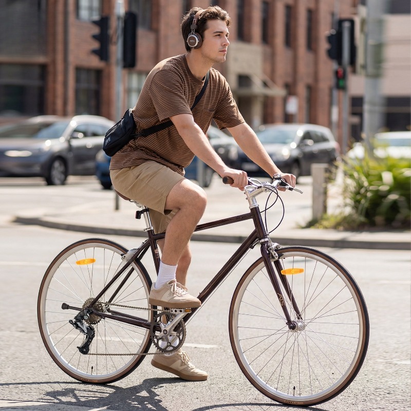 Bicycle flat handle road bike  - Cycling Commute Speed review and price