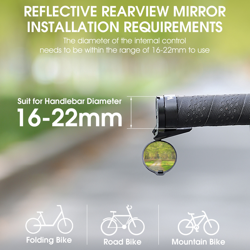 WEST BIKING HD Bike Rearview M - Mirror Handlebar Convex review and price