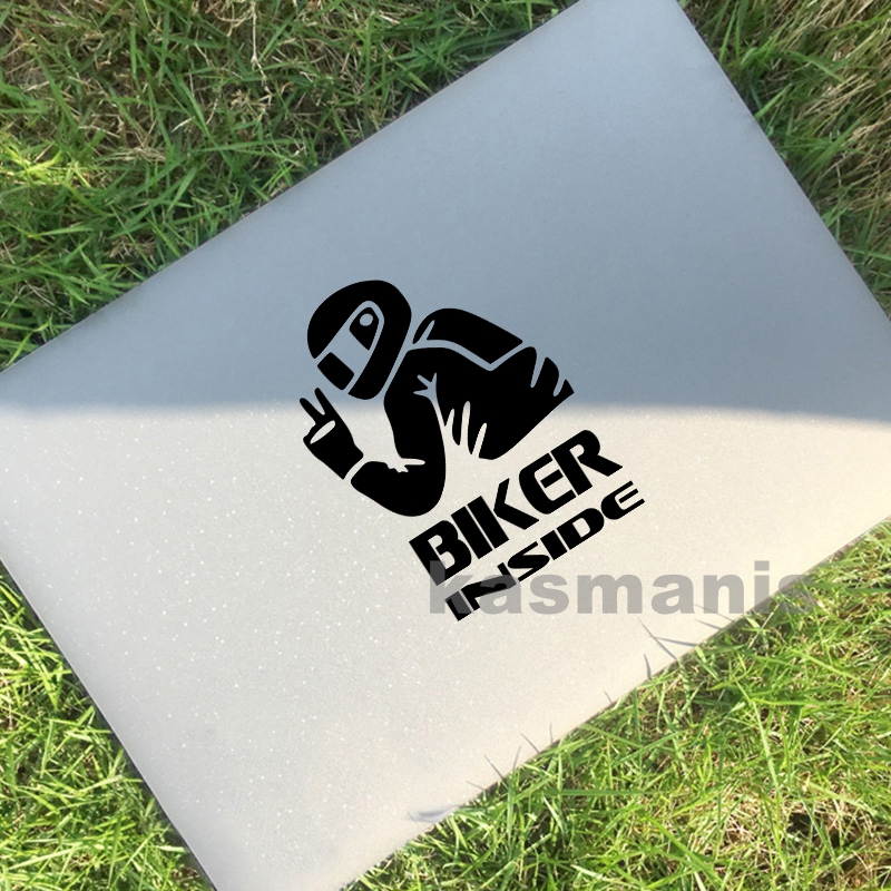 Biker Girl Inside Vinyl Sticke - Cycling Quote review and price
