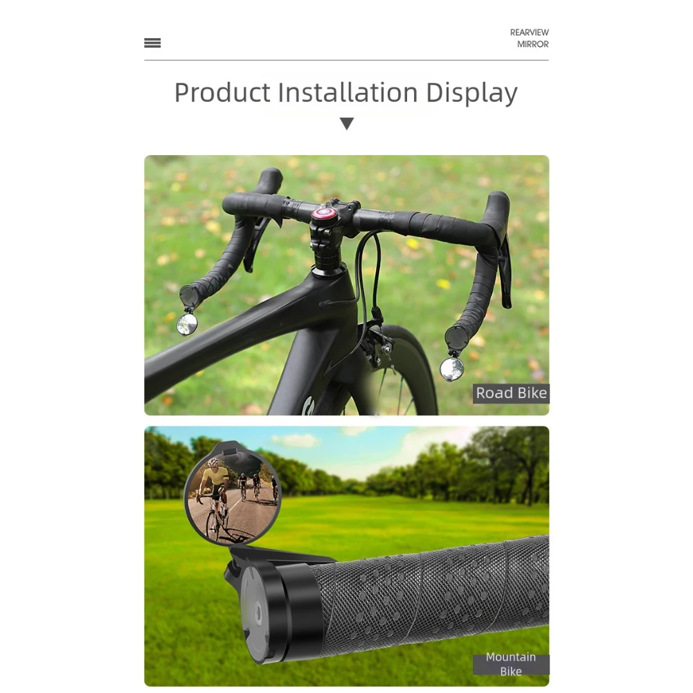 Bicycle Handlebar End Rearview - Mirror Handlebar Convex review and price