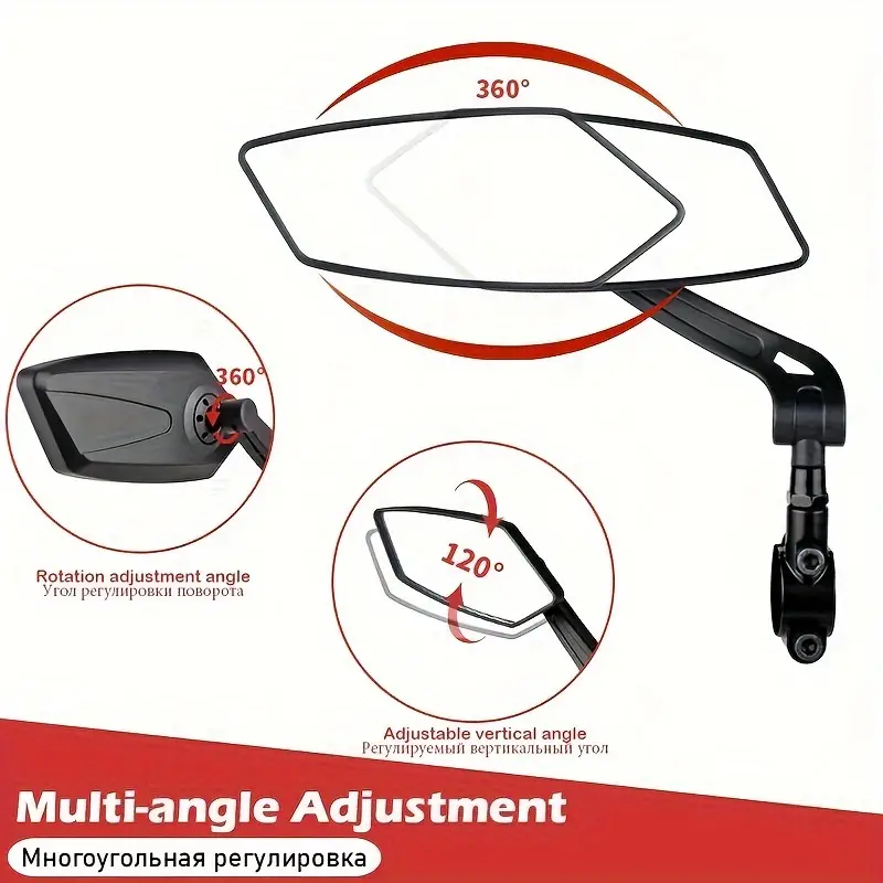 2pcs Motorcycle Handlebar Mirr - Mirror Handlebar Convex review and price