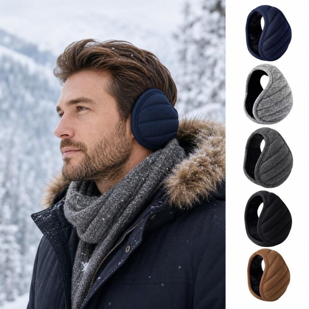 Thick Lined Winter Earmuffs So - Winter Cycling Commute review and price