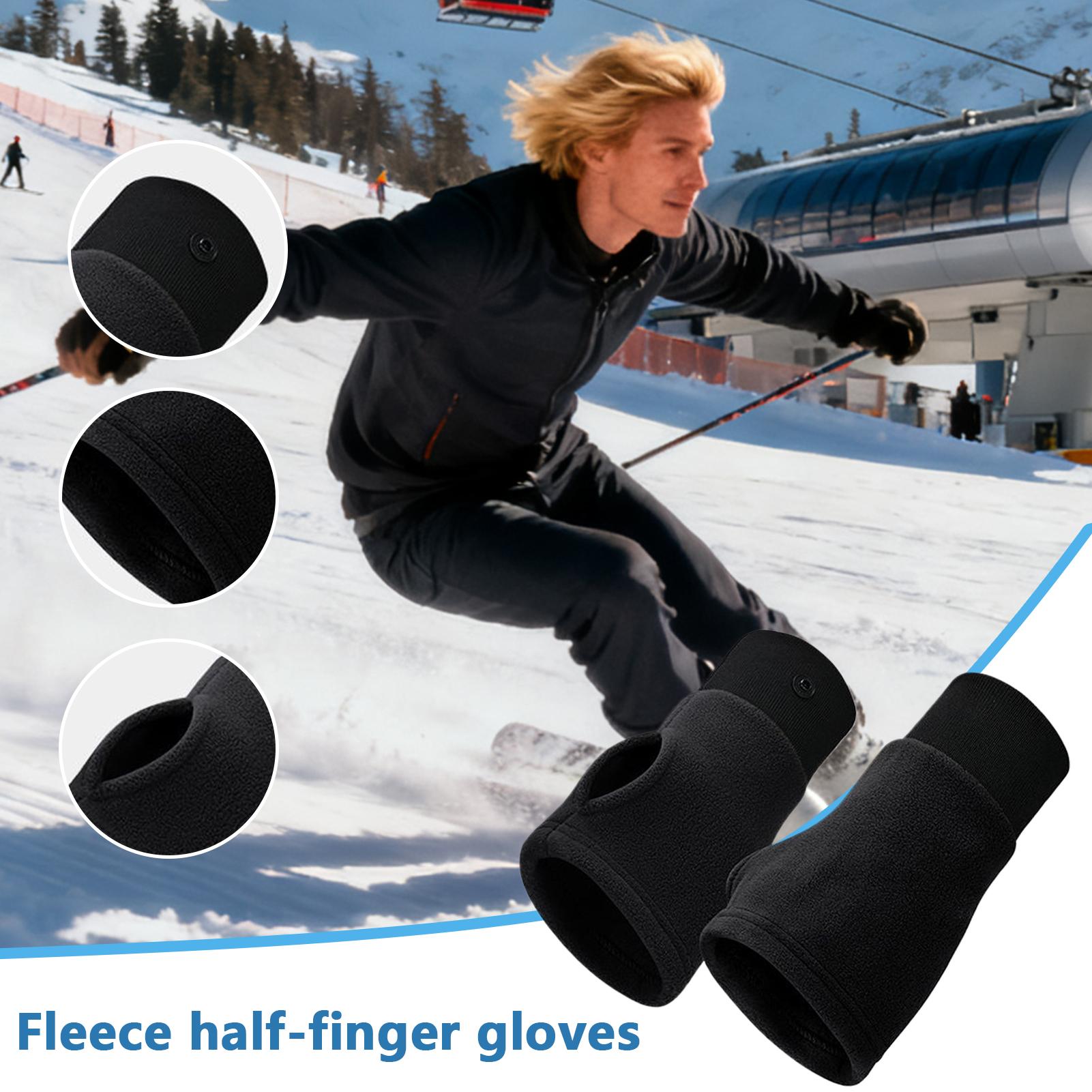 Half Finger Gloves Windproof C - Winter Cycling Commute review and price