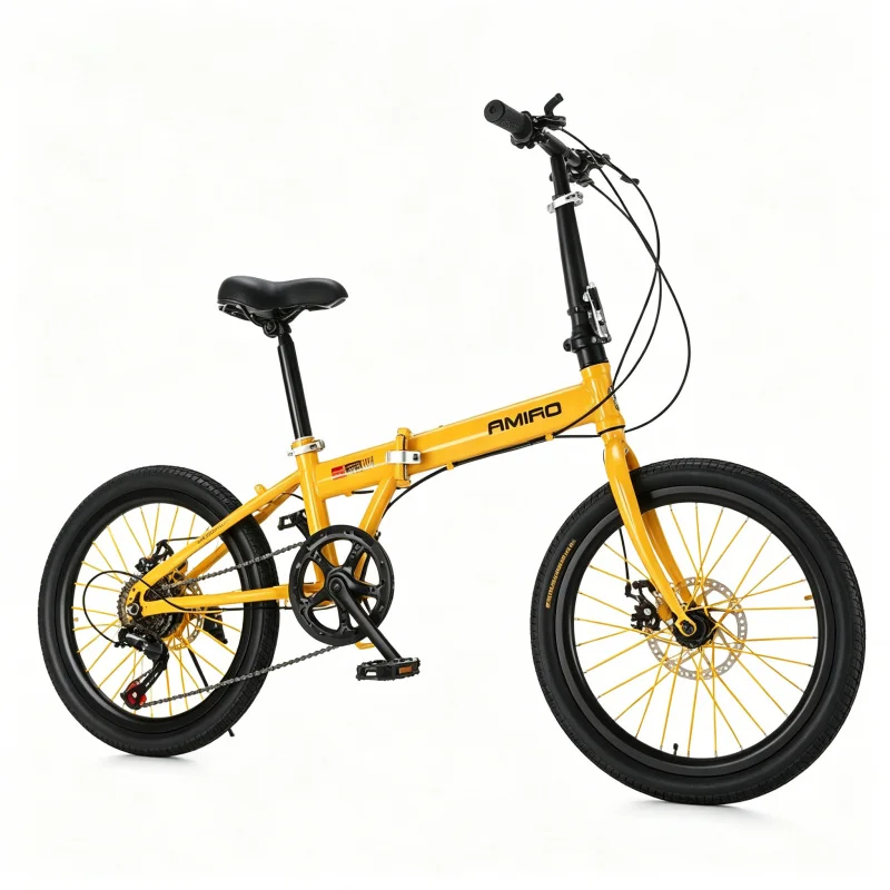 20 Inch Yellow Spoke Wheel Fol - Commuting With Bike review and price