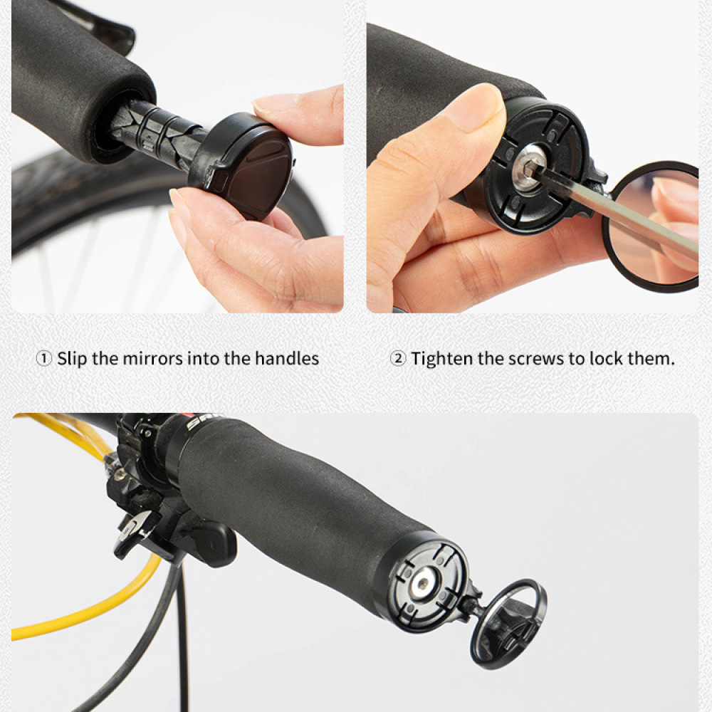 Adjustable Bike Handlebar Rear - Mirror Handlebar Convex review and price