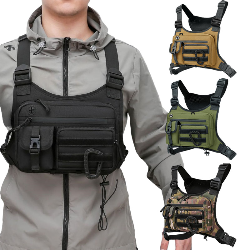 Tactical Chest Bag Men's Vest  - Cycling Commuter Backpack Waterproof review and price