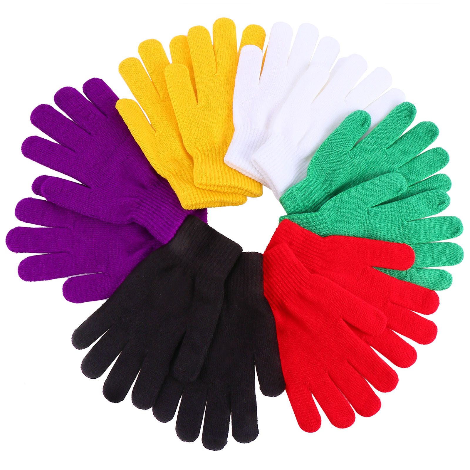 6Pairs Winter Knit Gloves Adul - Winter Cycling Commute review and price