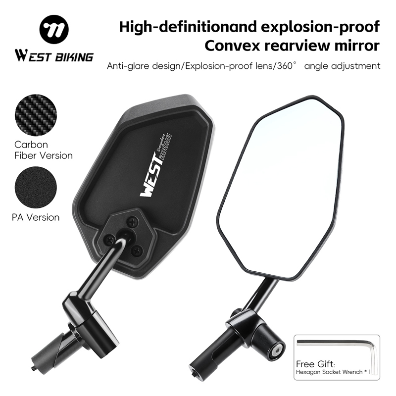 WEST BIKING HD Anti-glare Conv - Mirror Handlebar Convex review and price