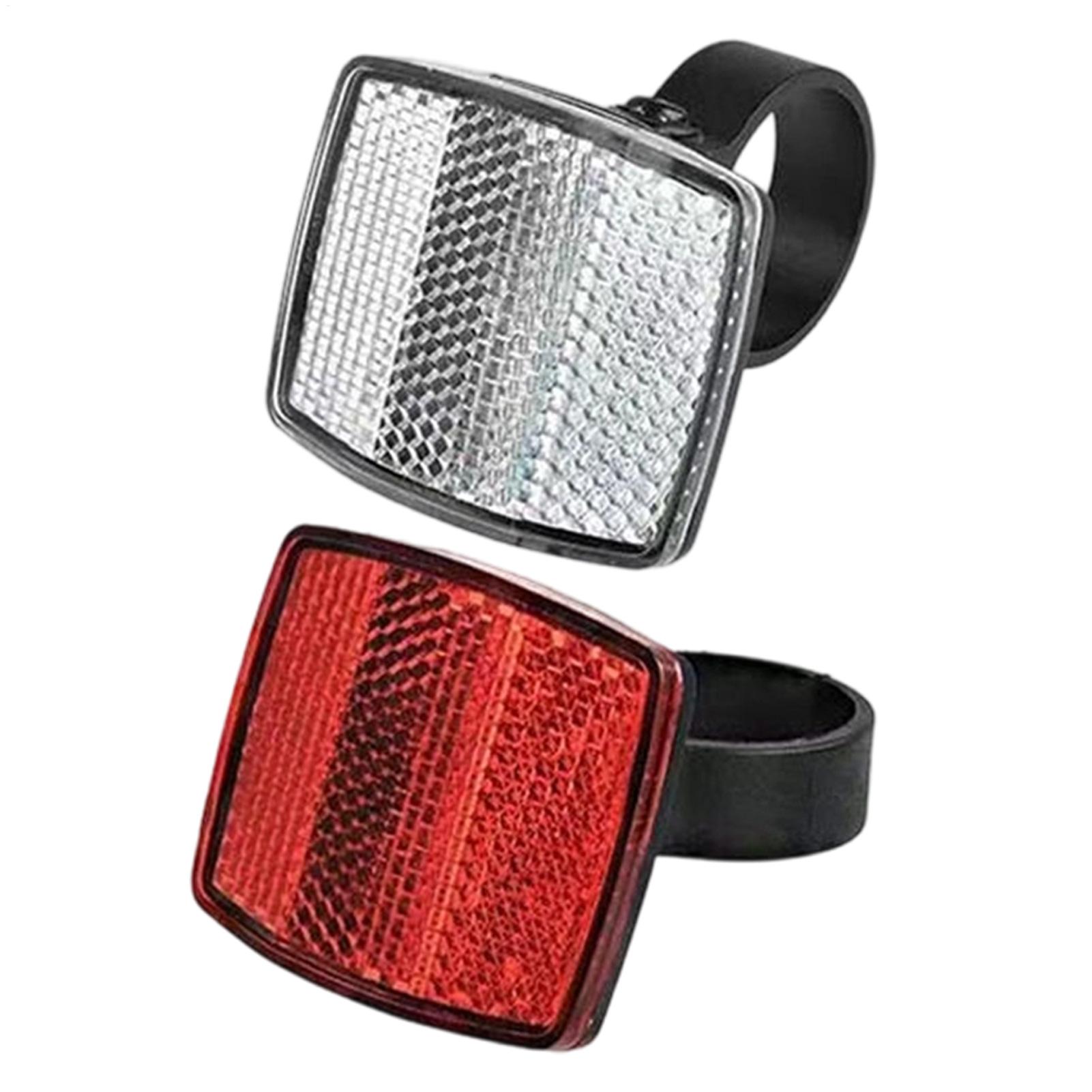 2 Pcs Bike Front Rear Reflecto - Cycling Commute Gear review and price