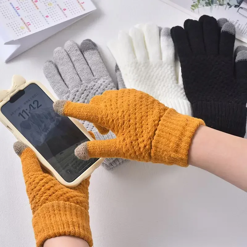 1-10Pairs Thick Knit Touchscre - Winter Cycling Commute review and price