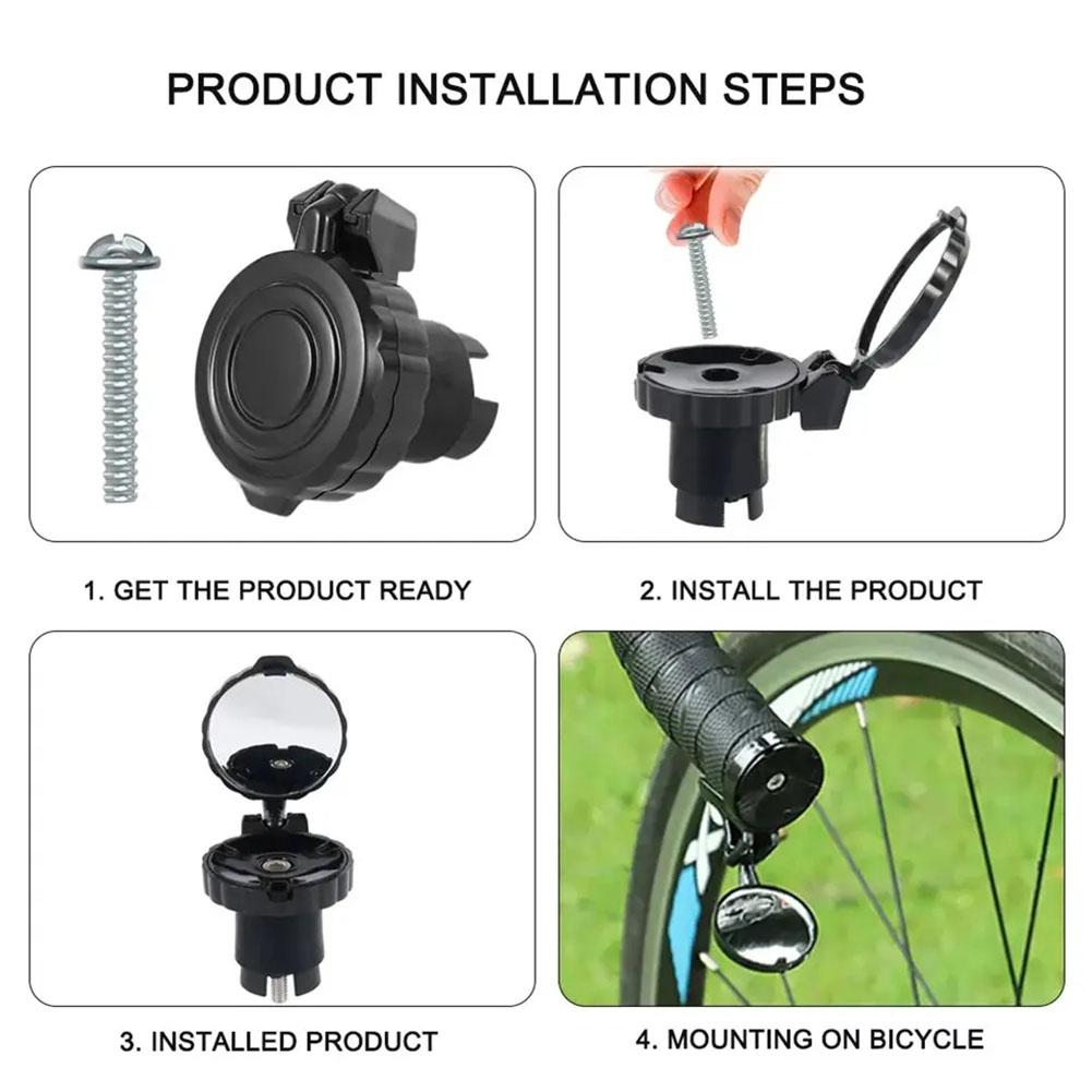 Bicycle Mini Handlebar Rearvie - Mirror Handlebar Convex review and price