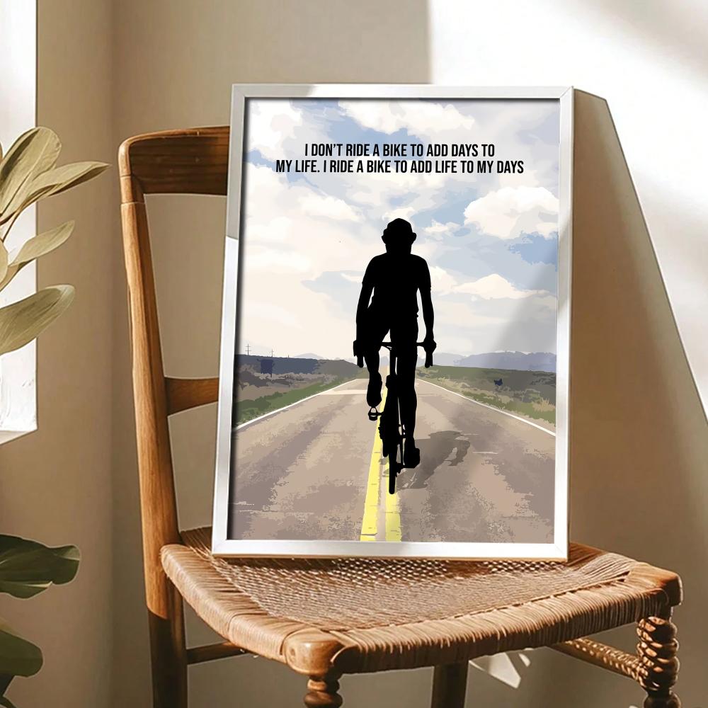 Cycling Motivation Quote Art P - Cycling Quote review and price