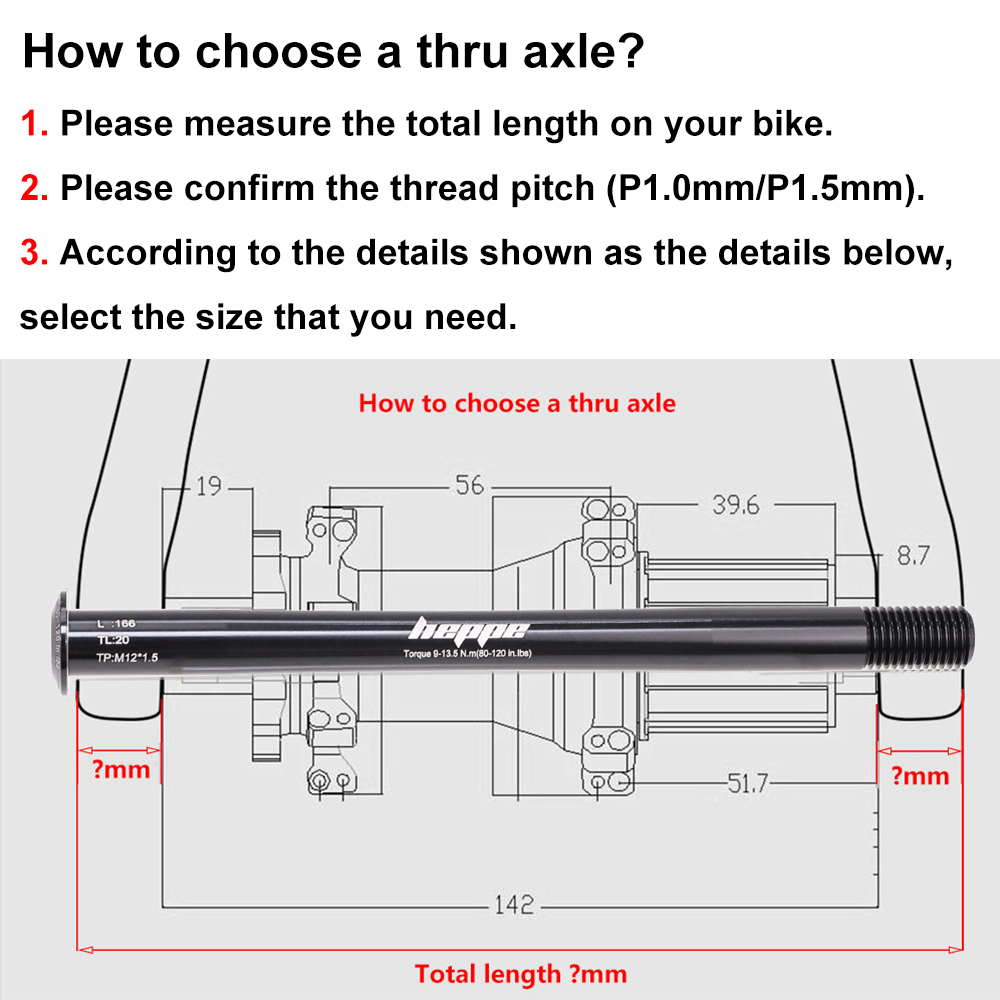 HEPPE MTB Road Bike Thru Axle  - Dynamo Hub Front review and price