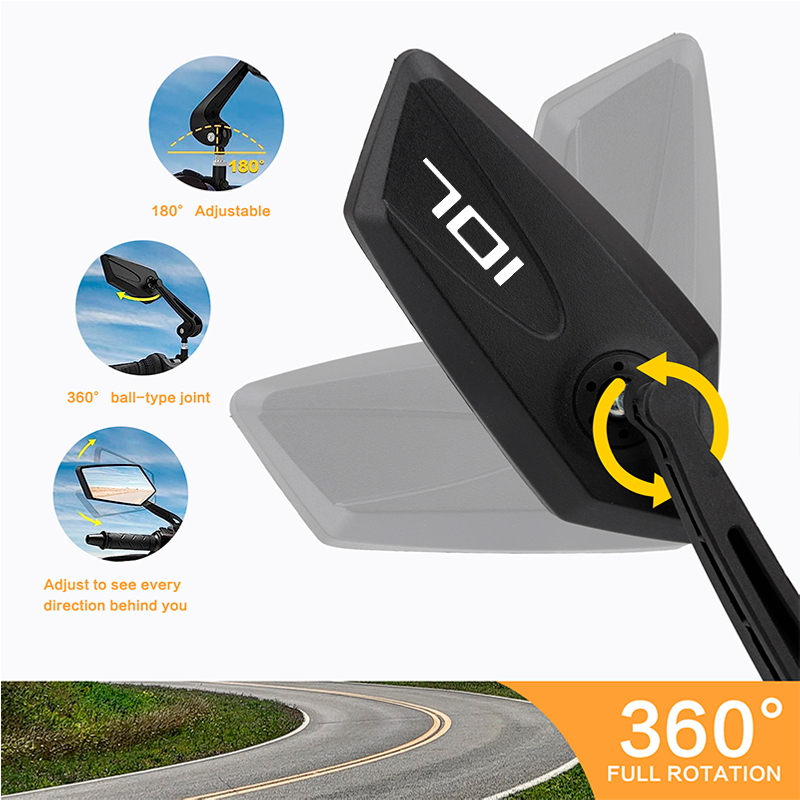 Motorcycle Handlebar Mirror Fo - Mirror Handlebar Convex review and price