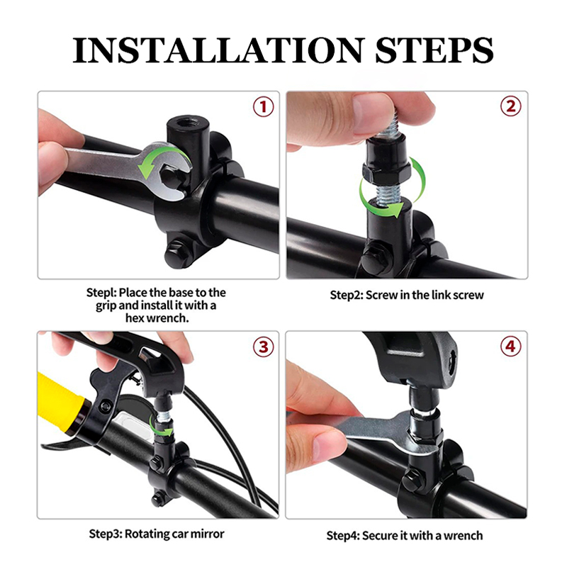 Motorcycle Handlebar Mirror Fo - Mirror Handlebar Convex review and price